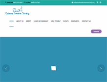 Tablet Screenshot of caloosahumanesociety.org